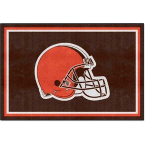 FANMATS 6570 Cleveland Browns 5ft. x 8 ft. Plush Area Rug