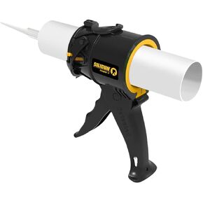 SILIGUN™ Compact Caulking Gun with Caulking Tools and Caulk Nozzle - No Drip Caulk Gun - Patented Design - Lightweight ABS Frame - Works with All 10 oz Tubes