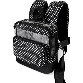 o2totes backpack fit for Rhyhtm Healthcare P2, fits Rhythm Healthcare P2 with room for accessories, padded backpack straps, chest & waist strap
