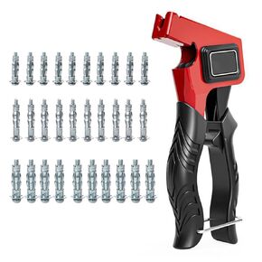 Molly Bolts for Drywall Plaster Wall, Hollow Wall Anchors Metal Setting Tool and Screws Kit for Molly Bolts