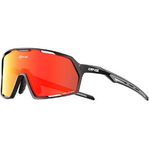 KAPVOE Polarized Cycling Glasses Sports Sunglasses for Men Women UV400 Protection MTB Bicycle Fishing Mountain Bike Glasses