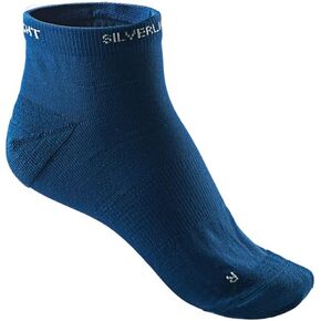 Silverlight Medium Ankle Hiking Socks for Men and Women – Blister-Preventing, Durable, Comfortable Anti-Odor Silver Socks