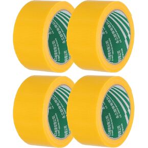 PATIKIL Pickleball Court Tape 2 in x 66ft, 4Pcs Pickleball Court Marking Kit for Indoor/Outdoor Tennis Volleyball Badminton Court, Yellow