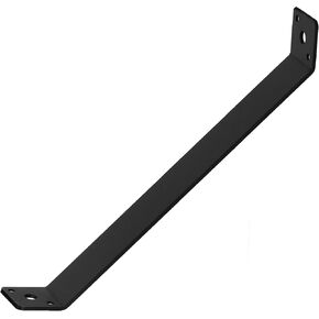 4 Pcs 13-3/4'' x 1-1/2'' Inside Mount 45-Degree Angle Bracket Strap Brace, Inside Joint for Post and Beam Steel Thickness 3mm