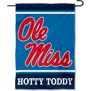 College Flags & Banners Co. Ole Miss Hotty Toddy Double Sided Garden Yard Flag