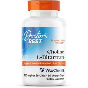 Doctor's Best Choline Bitartrate w/VitaCholine 550mg
