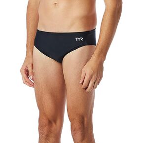 TYR Men's Durafast Elite Racer Brief Swimsuit