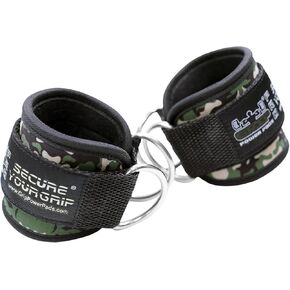 Ankle Straps for Cable Machines Double D-Ring Gym Adjustable Neoprene Premium Cuffs to Enhance Legs Abs & Glutes Kickbacks Workouts Leg Curls Extensions Booty Hip Abductors Exercise for Men & Women