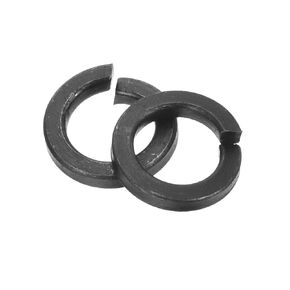 uxcell M10 Split Lock Washer, 100Pcs Carbon Steel Spring Lock Washers Metal Split Ring Washer for Screw Bolts Machinery