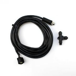 4.5 m (15 ft) Engine Interface Cable NMEA2000 Connection with T Connector for Yamaha Outboard 2006 & Newer, 000-0120-37, 3004.6865