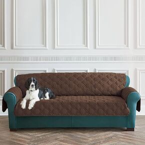 SureFit Pet Protector Recliner Furniture Cover in Chocolate