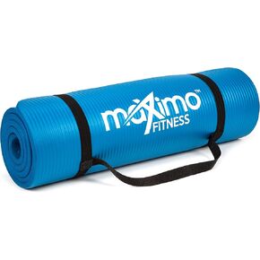 Maximo Fitness Yoga Mat - Multipurpose Exercise Mat for Men, Women and Kids, Ideal Non Slip Workout Mats for Yoga, Pilates, Gym Exercise with Carrying Strap