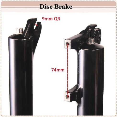 BUCKLOS 26/27.5/29 inch MTB Air Suspension Fork Travel 120mm, 1-1/8" Straight/Tapered Tube QR 9mm Manual Lockout XC AM Ultralight Mountain Bike Front Forks in Saudi Arabia