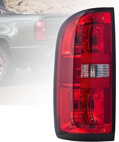 مجموعة مصابيح الذيل متوافقة مع مصابيح الفرامل الخلفية لسيارة Chevy Colorado 2015-2022، مصابيح الفرامل الخلفية البديلة والحزام متضمن من نوع الهالوجين جانب الركاب الأيمن in Kuwait