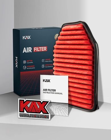 KAX Engine Air Filter, GAF060 (CA11042) Air Filter Replacement for Honda Odyssey V6 3.5L 2011 2012 2013 2014 2015 2016 2017, 200% Longer Life in Saudi Arabia