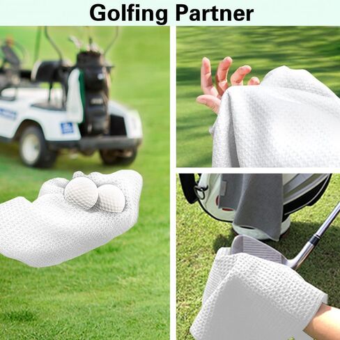 How to Play Disc Golf Printed Microfiber Disc Golf Towel with Clip, Great Disc Golf Gifts for Grandpa Disc Golf Lover Dad, Father's Day Birthday, Disc Golf Accessories for Men Women Husband in Saudi Arabia