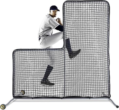 Baseball L Screen, Pitching Screen 7X7FT, Softball Pitching Net, Baseball Protect Screen in Saudi Arabia