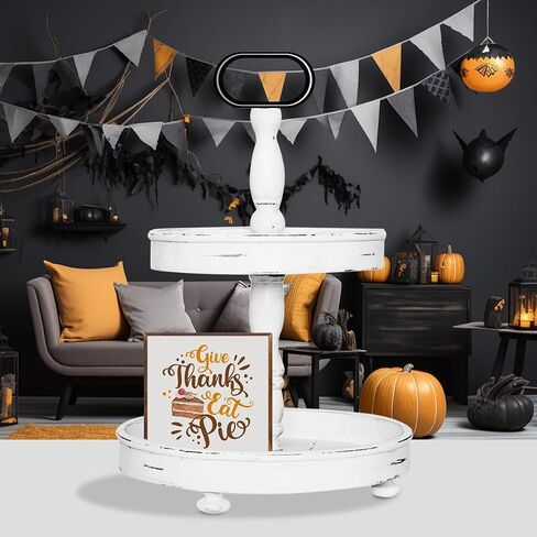 Funny Thanksgiving Decorations Fall Decor Turkey Wooden Box Sign Desk Decor Farmhouse Coffee Bar Office Home Bedroom Living Room Kitchen Rustic Wooden Block Sign for Bookshelf Tabletop Wall in Saudi Arabia