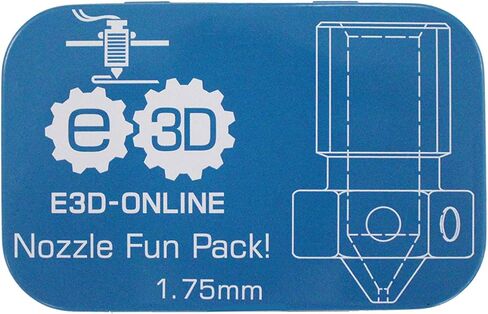 مجموعة فوهات نحاسية أصلية E3D V6 Fun Pack 1.75 مم، M6 مترابطة، ترقية للطباعة ثلاثية الأبعاد. الأحجام المتضمنة - 0.25 مم، 0.3 مم، 0.35 مم، 0.5 مم، 0.6 مم، 0.8 مم، 0.5 مم، 0.6 مم، 0.8 مم. in Kuwait
