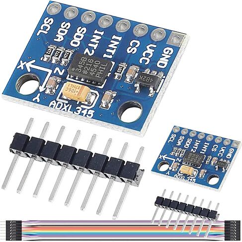 GY-291 ADXL345 Digital 3 Axis Acceleration of Gravity Tilt Module IIC/SPI Transmission Mini Low Power Consumption with Dupont Cable pinheader for Arduino in Saudi Arabia