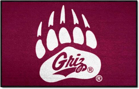FANMATS 3638 NCAA - Montana Grizzlies Starter Mat Accent Rug - 19in. x 30in. | Sports Fan Home Decor Rug and Tailgating Mat in Saudi Arabia