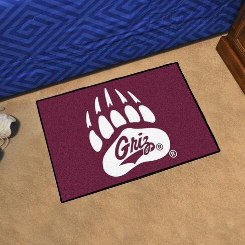 FANMATS 3638 NCAA - Montana Grizzlies Starter Mat Accent Rug - 19in. x 30in. | Sports Fan Home Decor Rug and Tailgating Mat in Saudi Arabia