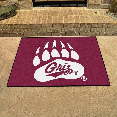 FANMATS 3638 NCAA - Montana Grizzlies Starter Mat Accent Rug - 19in. x 30in. | Sports Fan Home Decor Rug and Tailgating Mat in Saudi Arabia