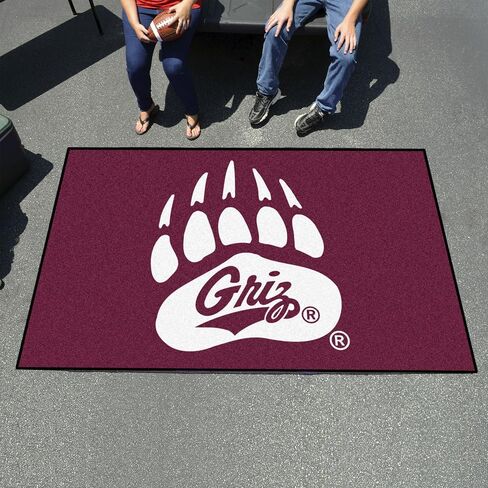 FANMATS 3638 NCAA - Montana Grizzlies Starter Mat Accent Rug - 19in. x 30in. | Sports Fan Home Decor Rug and Tailgating Mat in Saudi Arabia