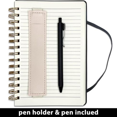 Lined Spiral Notebook 5.7"x 8.27" with Pen Holder & Pen - (Lavender), 160 Pages/80 Sheets, Hardcover - A5 Journal for Gift, Journaling, Writing, Note Taking, School, Work in Saudi Arabia