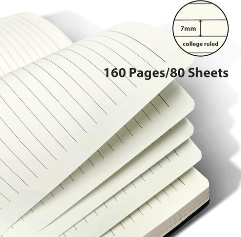 Lined Spiral Notebook 5.7"x 8.27" with Pen Holder & Pen - (Lavender), 160 Pages/80 Sheets, Hardcover - A5 Journal for Gift, Journaling, Writing, Note Taking, School, Work in Saudi Arabia