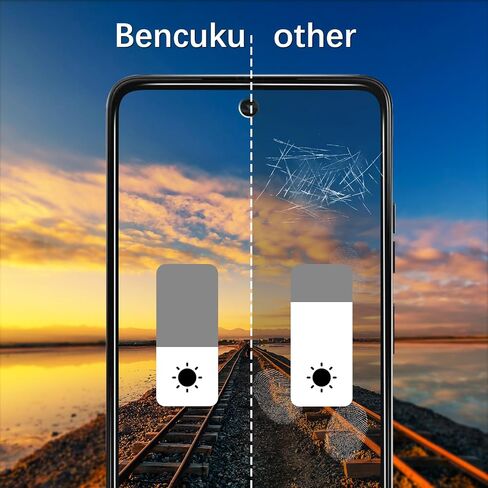 (2 Pack) HPTech Screen Protector Designed for Motorola Moto G Play (2024) Tempered Glass, 9H Hardness, Anti Scratch, Bubble Free, Case Friendly in Saudi Arabia