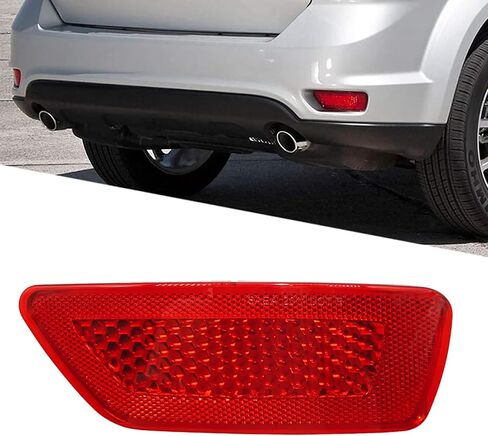 مصابيح عاكسة للمصد الخلفي من TYMXGHF startzeal (أحمر) متوافقة مع 2011-2021 Jeep Grand Cherokee Dodge Journey تحل محل 57010721AC (يسار) in Kuwait