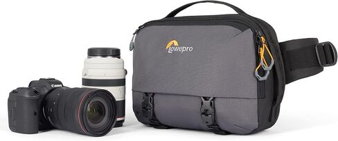 Lowepro Trekker Lite Hp 100, Compact Camera Backpack with Tablet Pocket, Camera Bag for Crop-Sensor Mirrorless Cameras, Ultracinch Compression System, Grey in Saudi Arabia