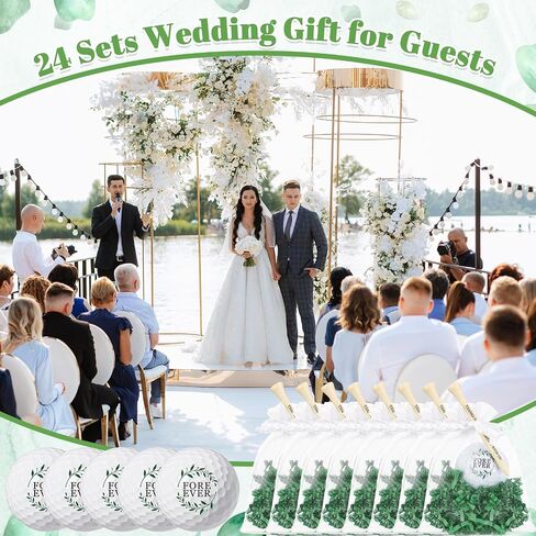 24 Sets Wedding Golf Balls Party Favors Bulk for Guest Personalized Fore Ever Golf Balls and Tees Carrying Mesh Bag Monogrammed Bridal Shower Party Gift Bachelor Party Decorations in Saudi Arabia