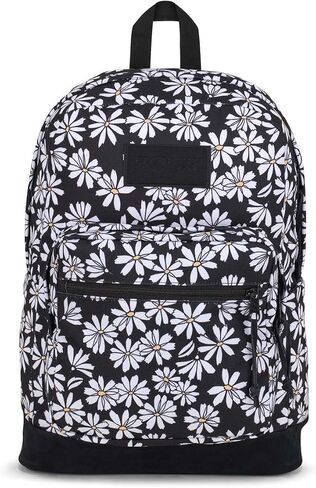 JanSport Right Pack Backpack - Durable Daypack with Padded 15" Laptop Sleeve, Spacious Main Compartment & Integrated Water Bottle Pocket - Pink Ice in Saudi Arabia
