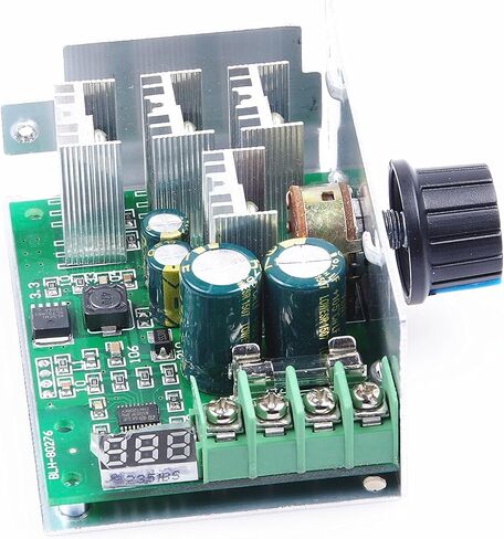 Digital Tachometer PWM DC Motor Speed Controller 30A DC 6V 12V 24V 36V 48V 60V (6V - 60V) Max Power 1200W Promise Electronic Motor Switch in Saudi Arabia
