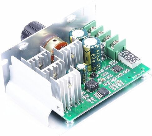 Digital Tachometer PWM DC Motor Speed Controller 30A DC 6V 12V 24V 36V 48V 60V (6V - 60V) Max Power 1200W Promise Electronic Motor Switch in Saudi Arabia