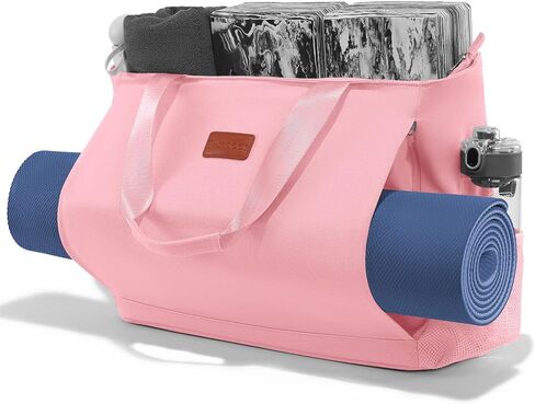 Ewedoos حقيبة يوجا كبيرة حقيبة سجادة اليوجا حقيبة رياضية واق من المطر حقيبة حمل رياضية وناقلات تناسب جميع أغراضك لليوجا والسفر وصالة الألعاب الرياضية in Kuwait