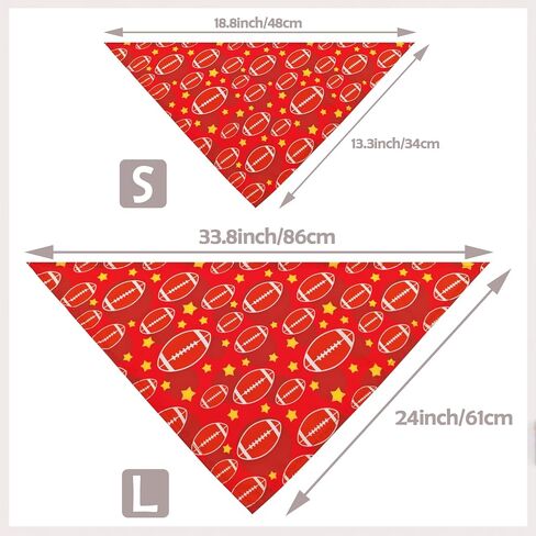 Paw Print Dog Bandanas for Small Dogs Breed Cats 18 Inch Bandanas for Puppy Daily Party Bandanas for Doggy Pets Grooming Accessories S 7PCS in Saudi Arabia
