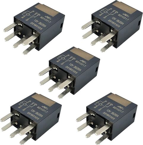 Power Relay(Multi-Purpose Relay) 12077866 12V 35/20A 5P - HiSport - Compatible with Buick,Cadillac,Chevrolet,GMC,Hummer More - 2Pack in Saudi Arabia