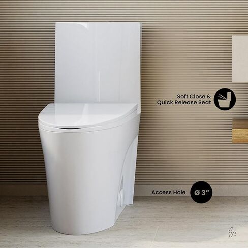 St. Tropez One-Piece Elongated Toilet, 14" Rough-In 1.1/1.6 gpf in Saudi Arabia