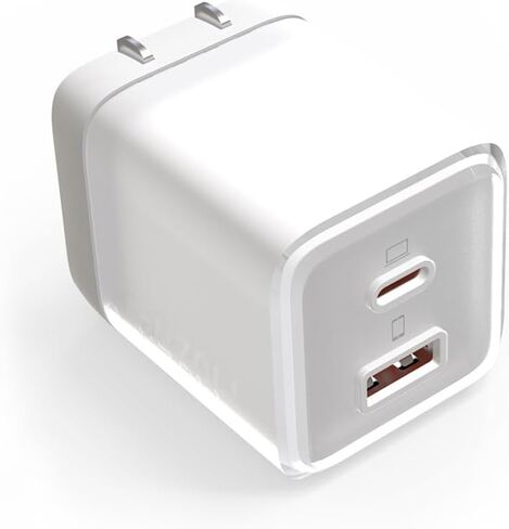 USB C Charger 70W, GaN 2 Port Compact Fast Wall Charger for MacBook Pro/Air, iPad Pro, Galaxy S23, Dell XPS 13, Note 20/10+, iPhone 15/Pro, Steam Deck, and More, Blue in Saudi Arabia