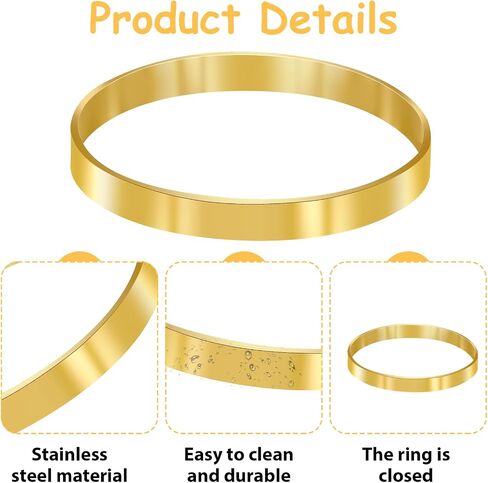 Gold Napkin Rings Set of 12 Round Modern Napkin Rings Stainless Steel Napkin Rings Metal Napkin Ring Buckles for Fall Thanksgiving Christmas Wedding Dinner Party Banquet in Saudi Arabia