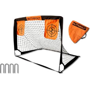 Pop-Up Soccer Goal 4x3 ft (120x90 cm) – Portable, Durable, Easy Setup, Perfect for Kids and Adults Soccer Training and Games, Ideal for Homes and Backyards