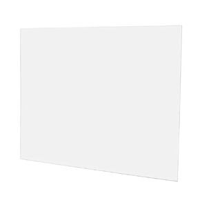 Transparent Acrylic Plexiglass Sheet, 1/8" Thick x 24" Wide x 24" Long (1 Unit)