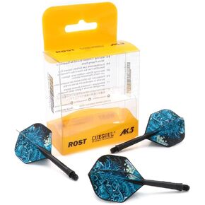CUESOUL Integrated Dart Shaft and Flights with Four Mythological Symbols Design-Size M 28mm
