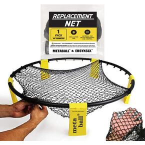 Spike Game Set Replacement for Broken Net,Compatible with Spike Standard Game Set and Other Round Net Game,Wider Dimensions Make Installation Easier（Diameter 40inch / 1m）