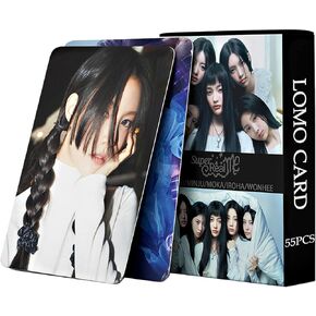 بطاقات صور ILLIT KPOP ILLIT Super Real Me بطاقات ألبوم 55 قطعة من بطاقات ILLIT Lomo هدية Kpop للأولاد والبنات ILLIT Merch in Kuwait