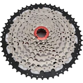 Bike Flywheel, 11‑50T Mountain Bike Freewheel 9 Speed Steel Card Type Cassette Sprocket Bike Replacement Accessory