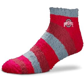 For Bare Feet NCAA Ohio State Buckeyes Super Cozy Sleep Soft Sock Team Color OSFM